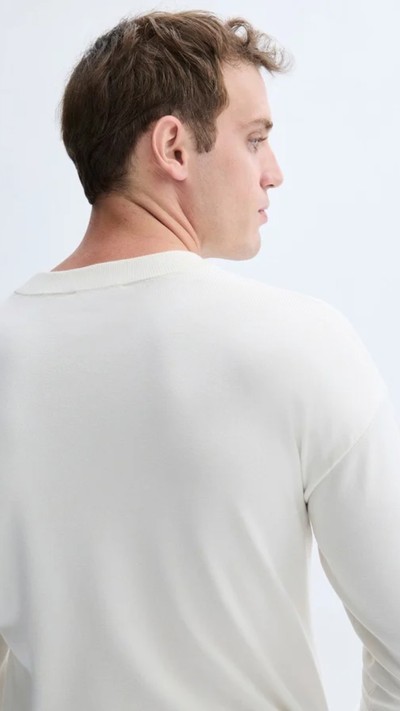 BİSİKLET YAKA TRİKO KAZAK