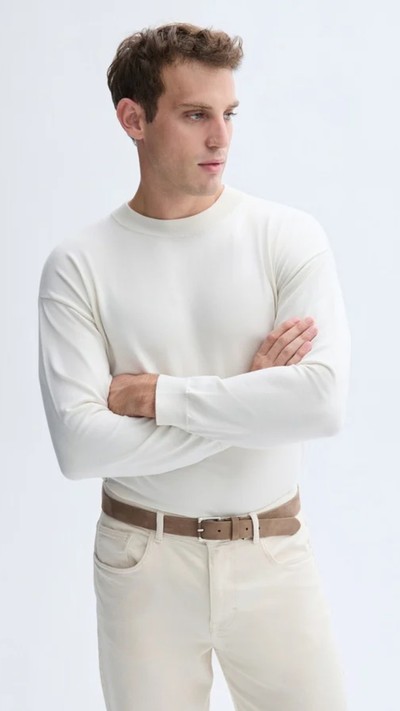 BİSİKLET YAKA TRİKO KAZAK