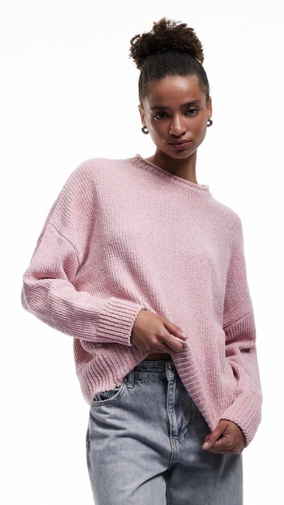 Uzun Kollu Bisiklet Yaka Basic Triko Kazak