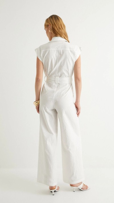 Tulum Gömlek Yaka Paraşüt Kumaş Kemerli Cepli