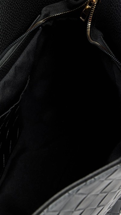 Kadın Örgü Dokulu Büyük Tote Çanta