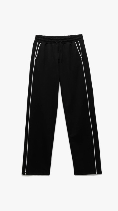 Yüksek Bel Biyeli Oversize Geniş Paça Eşofman Altı