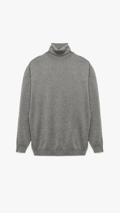 Viskon Karışımlı Uzun Kollu Basic Boğazlı Triko Kazak