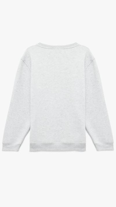 Şardonlu Bisiklet Yaka Lisanslı Snoopy Baskılı Sweatshirt