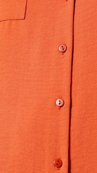 Kısa Kollu Gömlek Cep Detaylı Düğmeli 