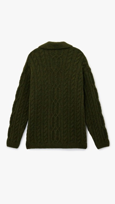 V Yaka Dokulu Düğmeli Triko Hırka