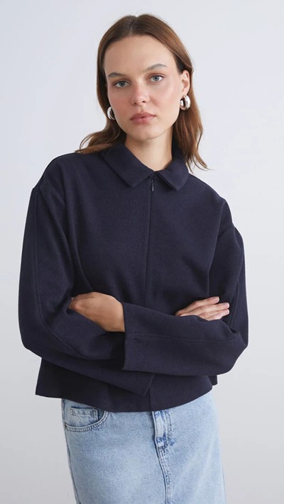 Shirt Collar Women's Cachet Jacket