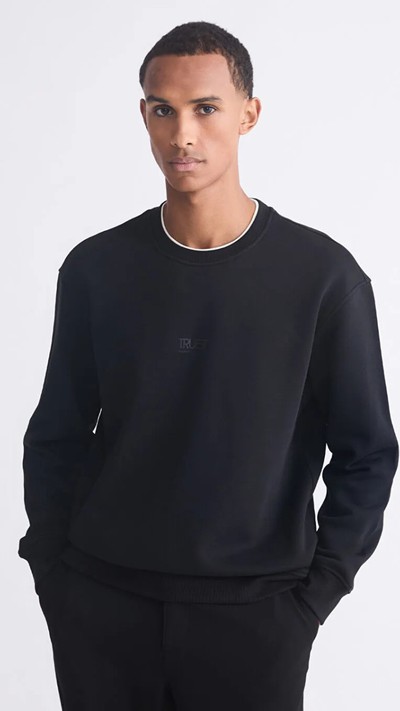 Crew Neck Men's Thick Sweatshirt