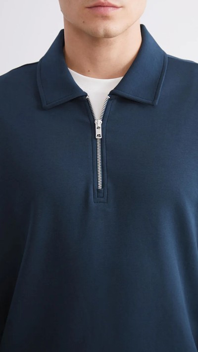 Polo Neck Men's Sweatshirt