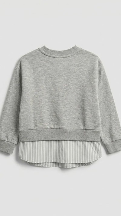 Crew Neck Girls' Sweatshirt