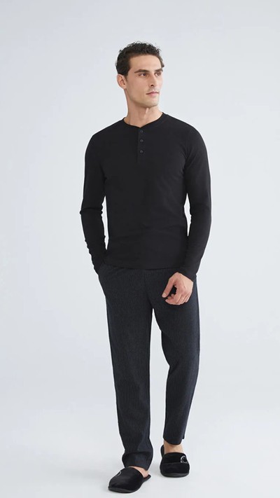 Regular Fit Men's Pyjama Set