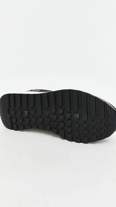 Laced Faux Leather Men's Classic Shoes