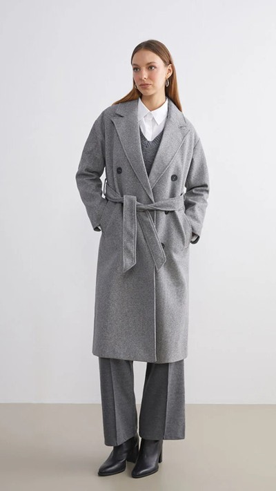 Jacket Collar Women's Cachet Overcoat