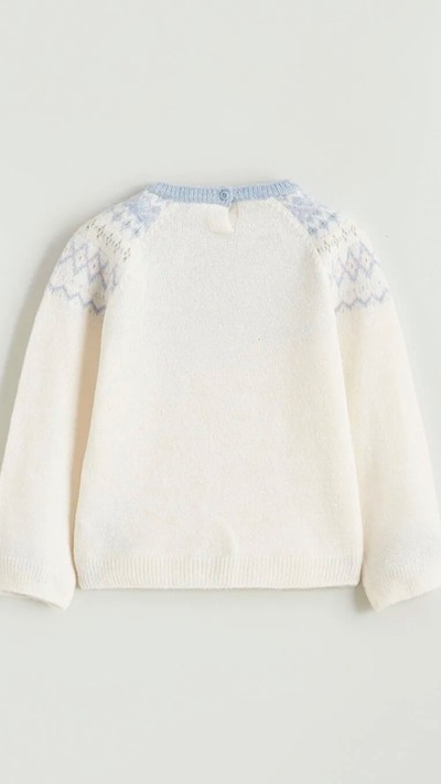 Crew Neck Girls' Sweater