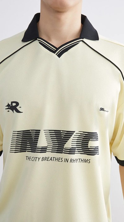 Polo Neck Printed Men's T-shirt