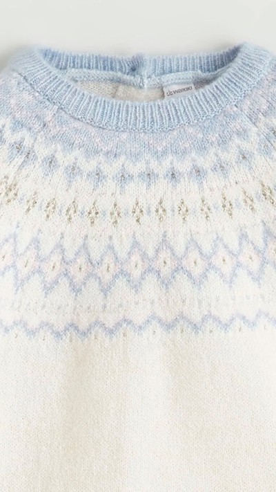 Crew Neck Girls' Sweater