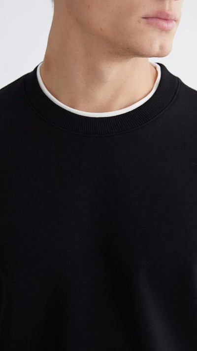 Crew Neck Men's Thick Sweatshirt