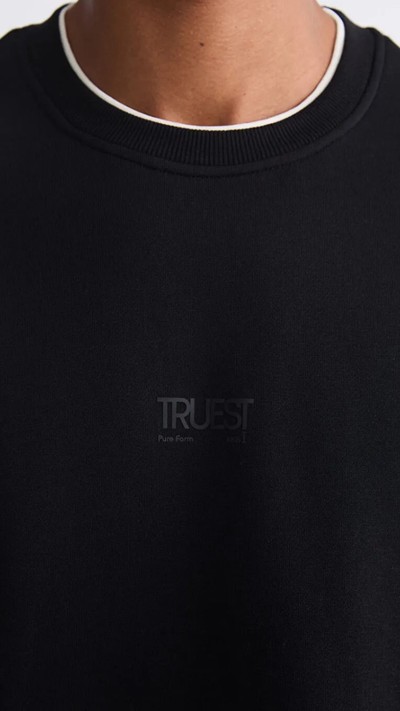 Crew Neck Men's Thick Sweatshirt
