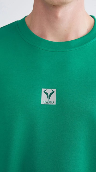 Crew Neck Printed Men's Sports T-shirt