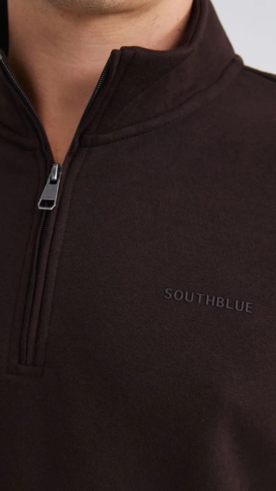 Funnel Neck Men's Thick Sweatshirt