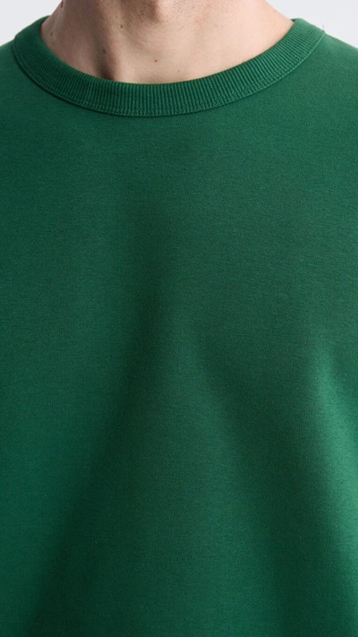 Crew Neck Men's Thick Sweatshirt