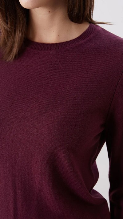 Crew Neck Women's Knitwear Sweater
