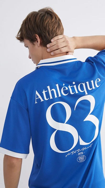 Polo Neck Printed Men's T-shirt