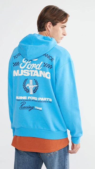 Long Sleeve Printed Men's Hoodie