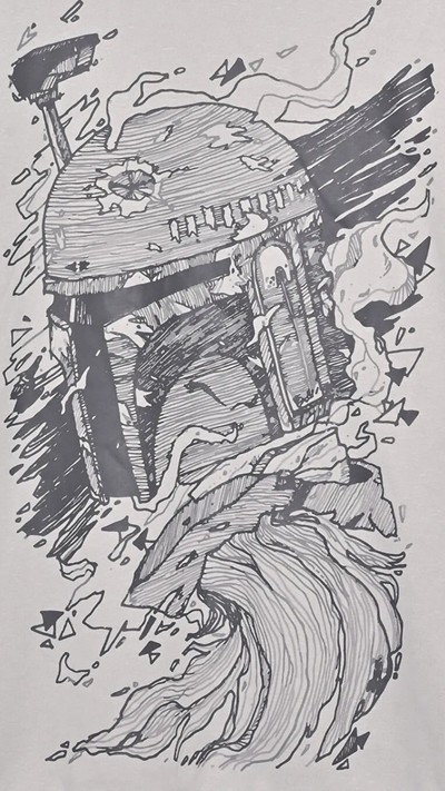 Hooded Long Sleeve Printed Men's Sweatshirt